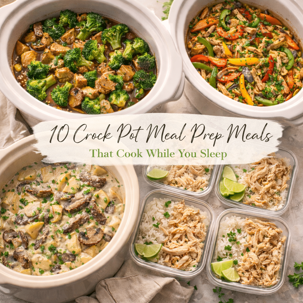 10 Crock Pot Meal Prep Meals That Cook While You Sleep