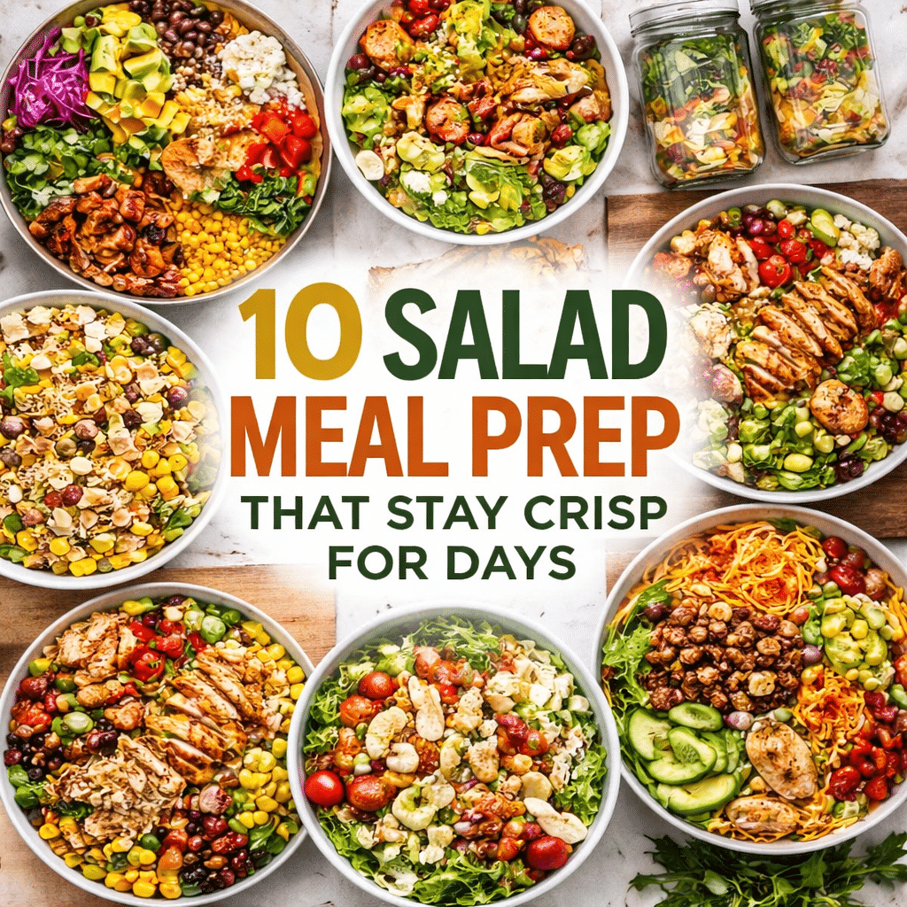 10 Salad Meal Prep That Stay Crisp for Days