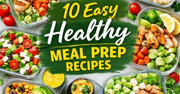 10 Easy Healthy Meal Prep Recipes