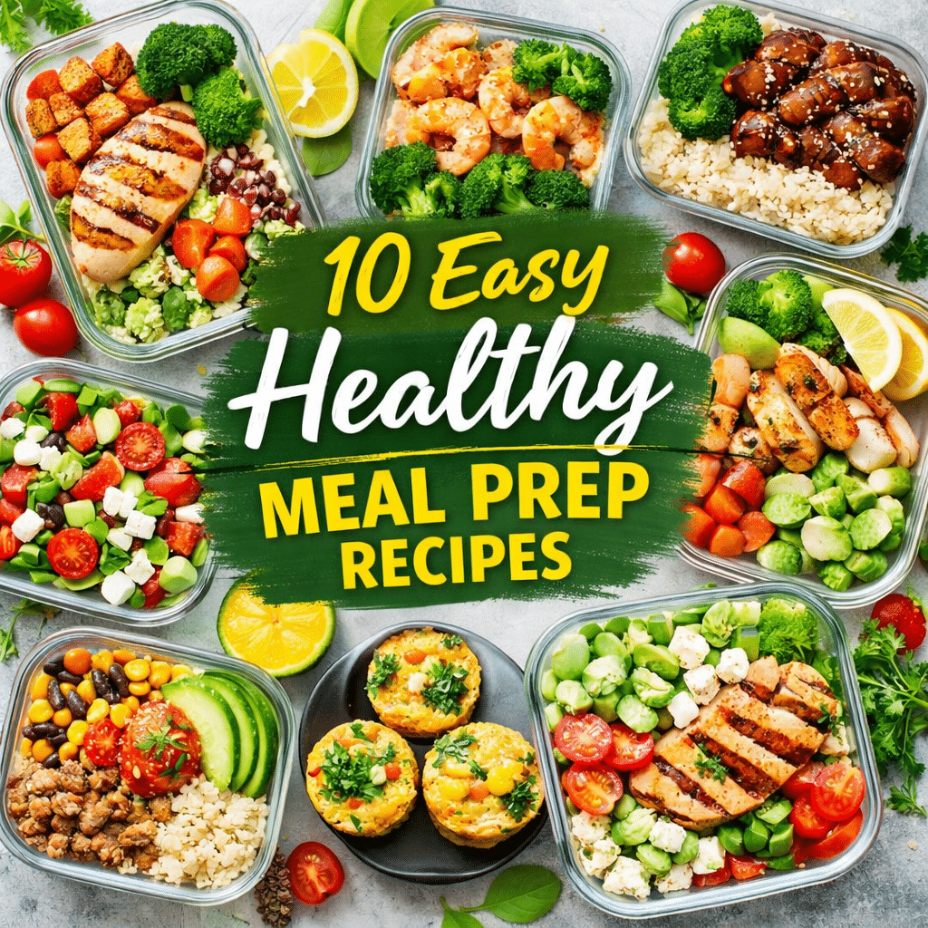 10 Easy Healthy Meal Prep Recipes