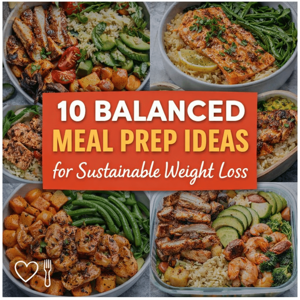 10 Balanced Meal Prep Ideas for Sustainable Weight Loss