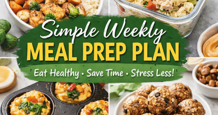 Simple Weekly Meal Prep Plan
