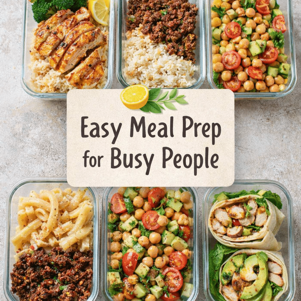 Easy Meal Prep for Busy People