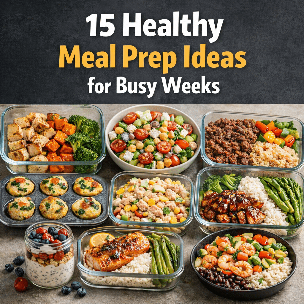 15 Healthy Meal Prep Ideas for Busy Weeks