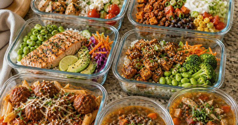 Easy High Protein Meal Prep for the Week: 12 Simple Lunches and Dinners That Actually Keep You Full