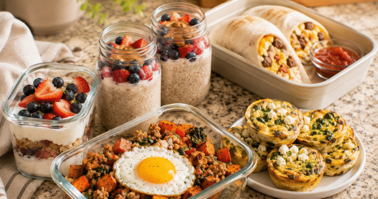 High Protein Breakfast Meal Prep: 12 Easy Recipes for Busy Mornings
