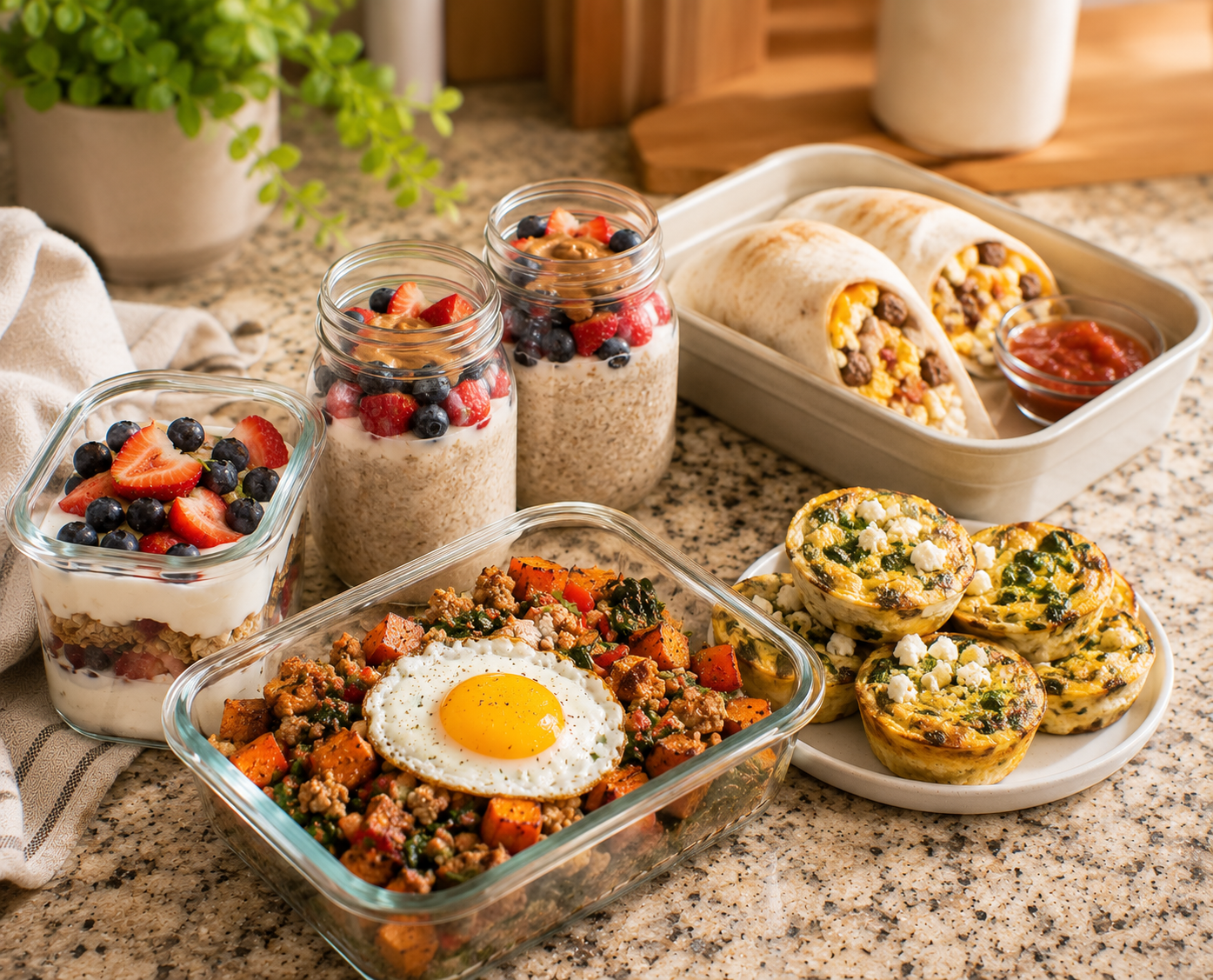 High Protein Breakfast Meal Prep: 12 Easy Recipes for Busy Mornings