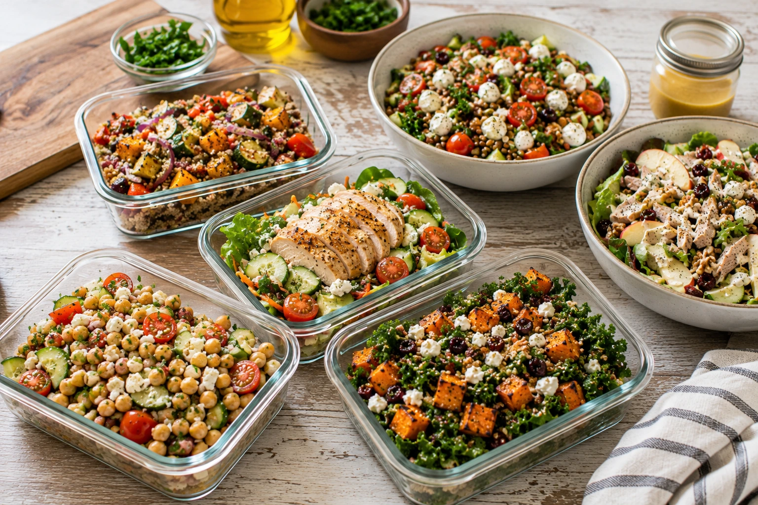 Meal Prep Salads: 12 Fresh, Filling Recipes That Stay Fresh All Week
